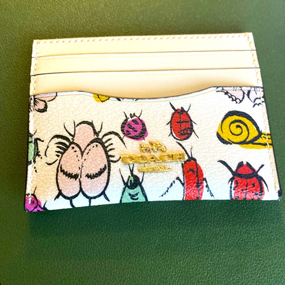 Coach card holder